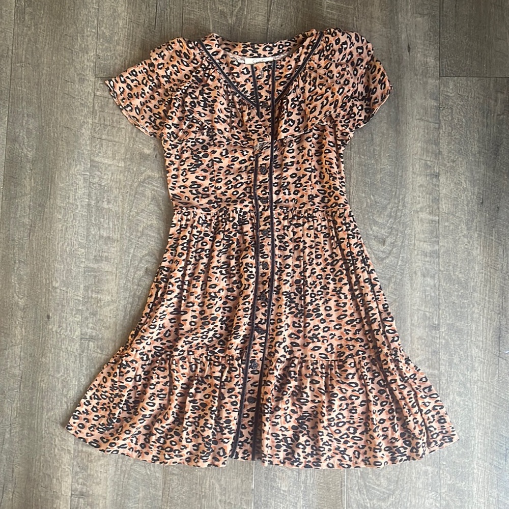 Girls Jessica Simpson Leopard Dress